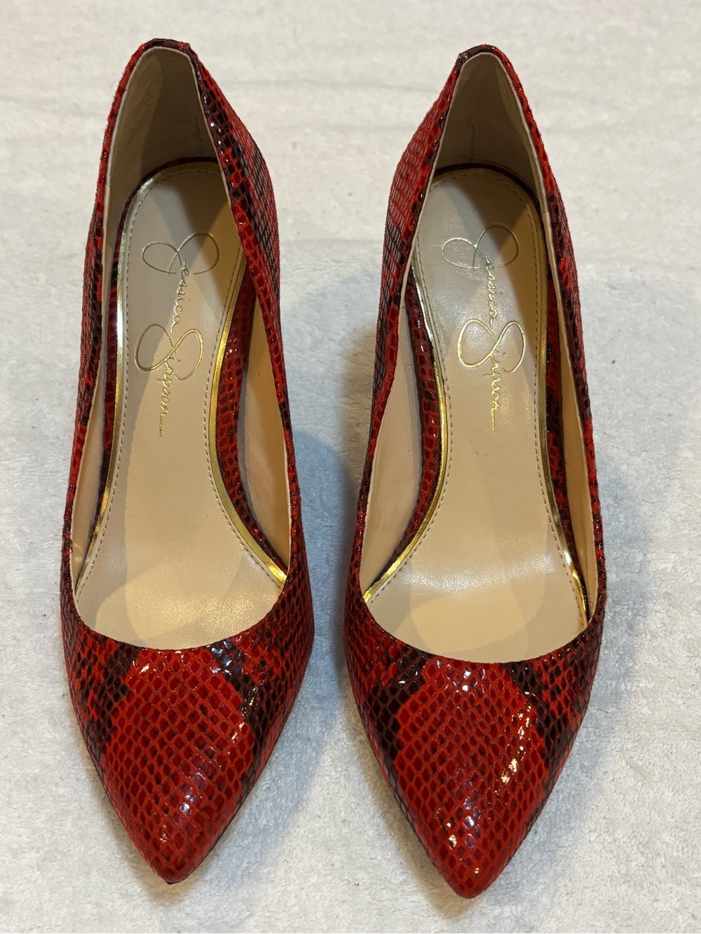 Almost Brand New Heels By Jessica Simpson - Size 7.5M - Heel Height 3.5”- box 84